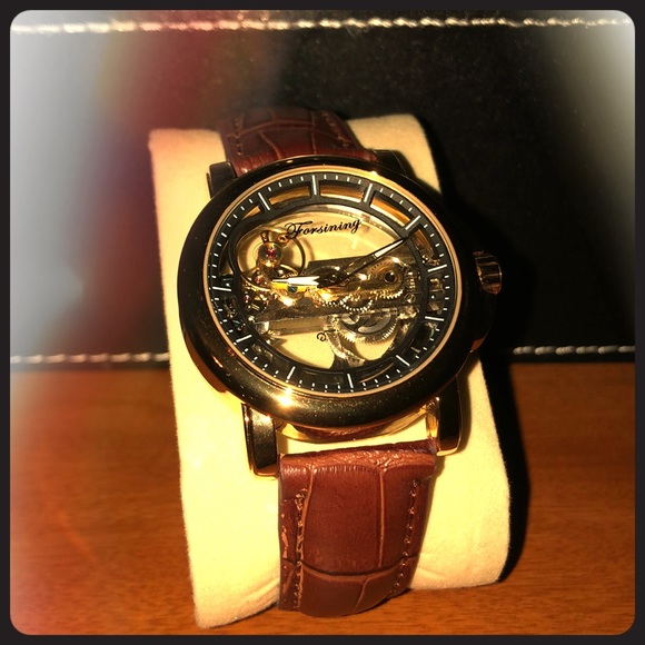 Forsining Mechanical Automatic Skeletonized Watch - Picture 1 of 1